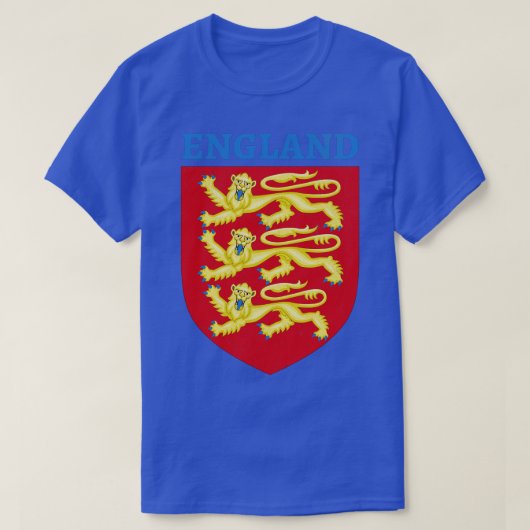 England Coat of Arms T-shirt (Design voorkant)