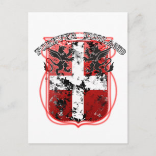 England Crest Briefkaart