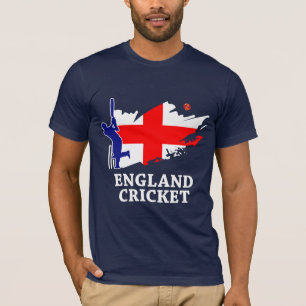 England Cricket English Flag Brush Stroke Gift T-shirt