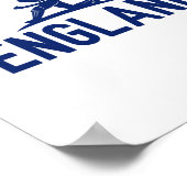 England Cricket Fan. Men  Poster (Hoek)