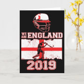 England Cricket Team Supporters We Are England Gif Kaart (Gele Bloem)