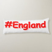 "#England" Cute Design. Bestel nu Lichaamskussen (Achterkant)