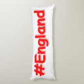 "#England" Cute Design. Bestel nu Lichaamskussen (Achterkant (Verticaal))