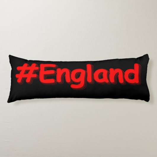 "#England" Cute Design. Bestel nu Lichaamskussen (Voorkant)