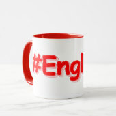"#England" Cute Design. Bestel nu Mok (Voorkant links)
