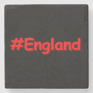 "#England" Cute Design. Bestel nu Stenen Onderzetter
