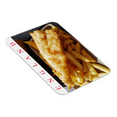 England Fish & Chips fridge magnet Magneet (Rechterzijde)