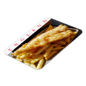 England Fish & Chips fridge magnet Magneet (Linkerzijde)