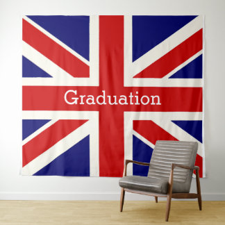 England Flag Afstuderen BACKDROP Wandkleed