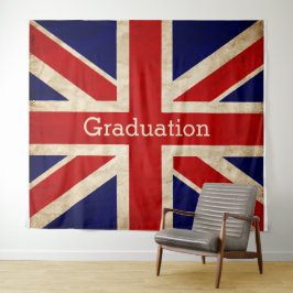 England Flag Afstuderen BACKDROP Wandkleed