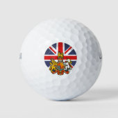 England Flag and Crest Golfballen (Voorkant)