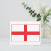 England Flag Briefkaart (Staand voorkant)