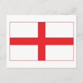 England Flag Briefkaart (Voorkant)