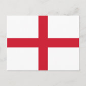 England Flag Briefkaart (Voorkant)