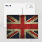 England Flag Briefkaart (Voorkant / Achterkant)