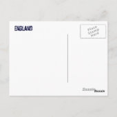 England Flag Briefkaart (Achterkant)