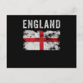 England Flag British Souvenir Cool Briefkaart (Voorkant)