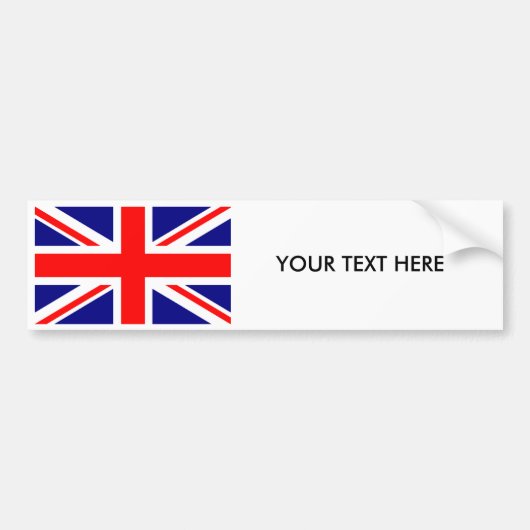 ENGLAND FLAG Bumpersticker (Voorkant)