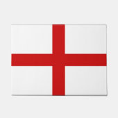 England Flag Button Deurmat (Voorkant)