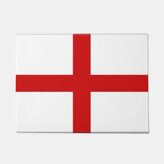 England Flag Button Deurmat (Voorkant)