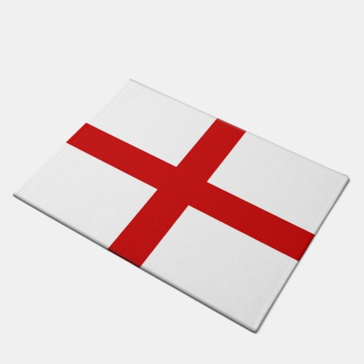 England Flag Button Deurmat (Schuin)