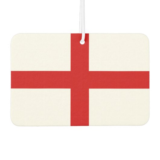 England Flag Button Luchtverfrisser (Voorkant)