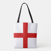 England Flag Button Tote Bag (Achterkant)