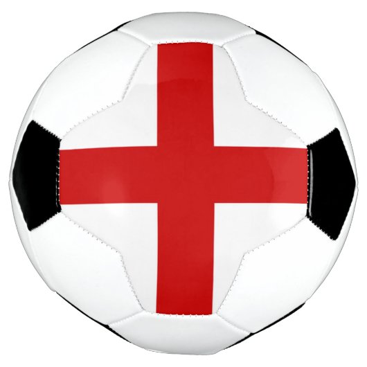 England Flag Button Voetbal (Gedraaid)