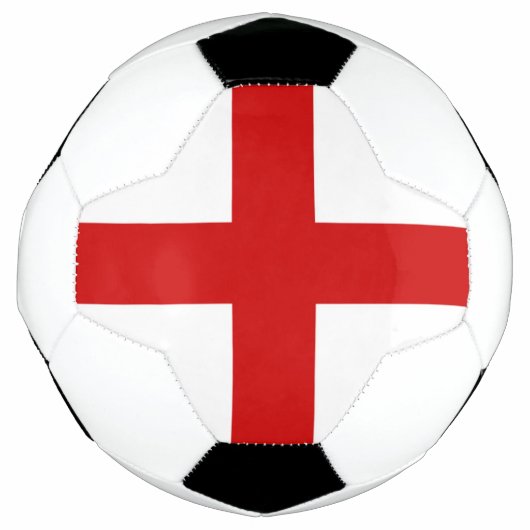 England Flag Button Voetbal (Voorkant)