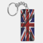 England Flag Fabric Sleutelhanger (Voorkant Links)