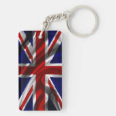 England Flag Fabric Sleutelhanger (achterkant)