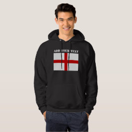 England Flag Football Soccer Hoodie