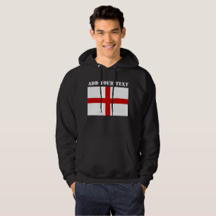 England Flag Football Soccer Hoodie
