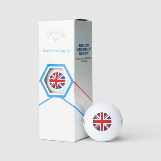 England FLAG Golfballen (Verpakking)