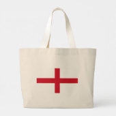 England Flag jtcn Grote Tote Bag (Achterkant)