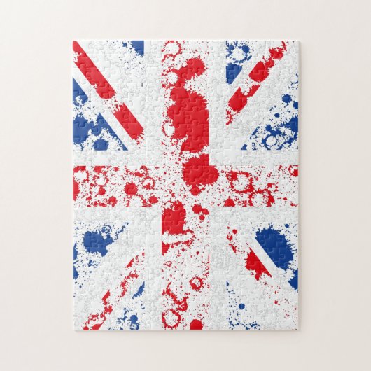 ENGLAND FLAG KCALIMA-effect door Masanser Legpuzzel (Verticaal)