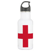 England Flag Liberty Bottle Waterfles (Voorkant)