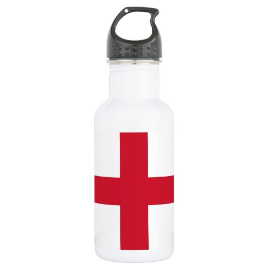 England Flag Liberty Bottle Waterfles (Voorkant)