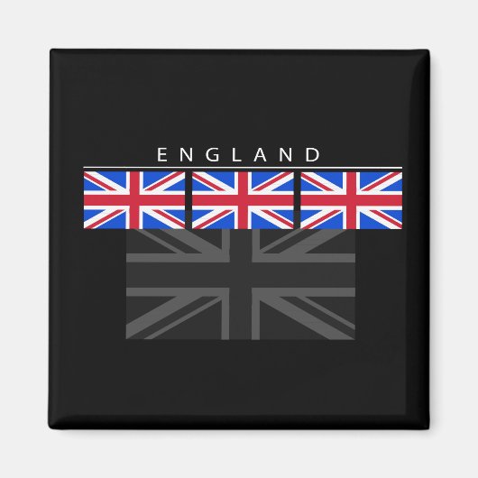 England Flag Magnet (Voorkant)