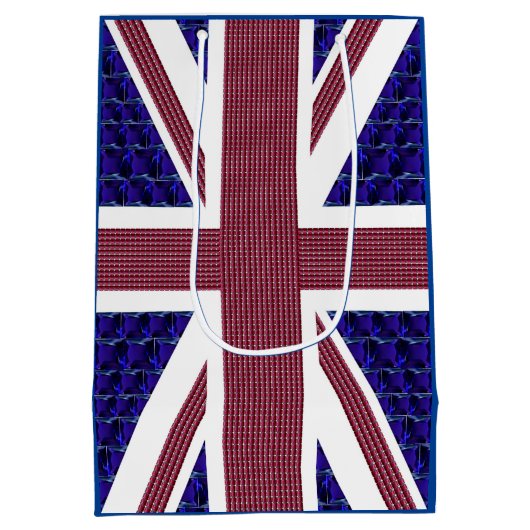 England Flag Medium Gift Bag Cadeauzakje (Achterkant)
