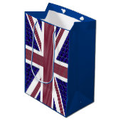 England Flag Medium Gift Bag Medium Cadeauzakje (Voorkant Gekanteld)
