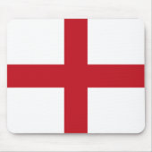 England Flag Mousepad Muismat (Voorkant)