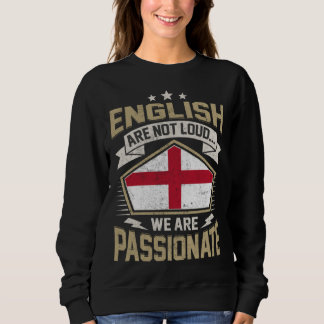 England Flag Passionate English Girls & Women Trui