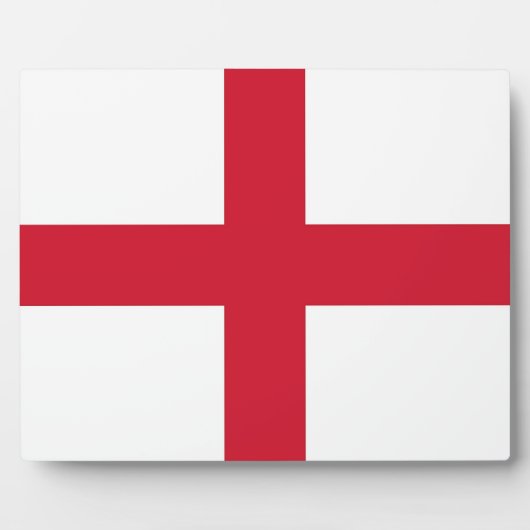 England Flag Plaque Fotoplaat (Voorkant)