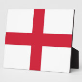 England Flag Plaque Fotoplaat (Zijkant)