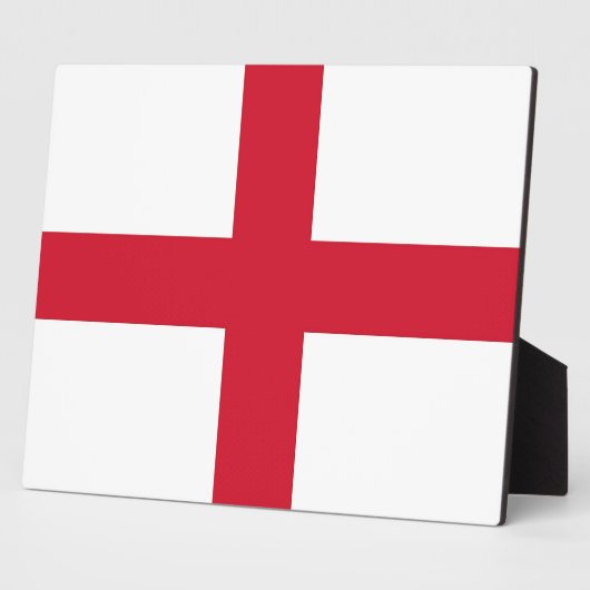 England Flag Plaque Fotoplaat (Zijkant)