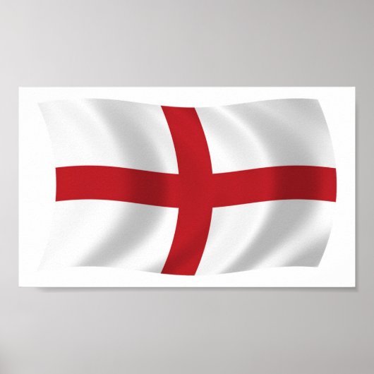 England Flag Poster Print (Voorkant)