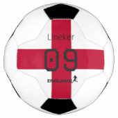 England Flag Pride Custom Name Number Soccer Voetbal (Voorkant)