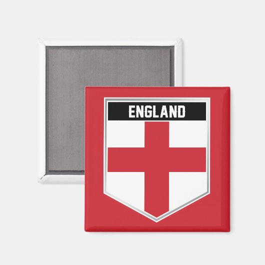 England Flag Shield Magnet (Voorkant / Achterkant)