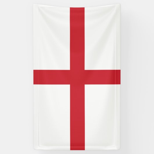 England flag  spandoek (Verticaal)